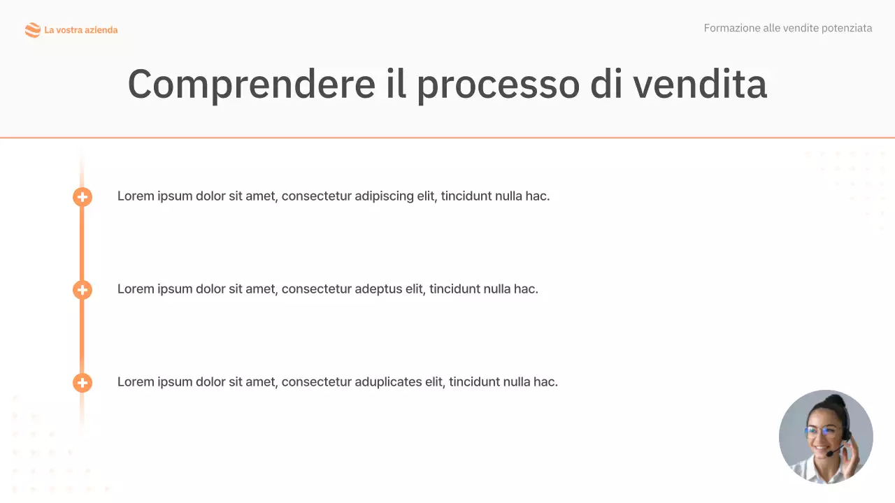 manuale di formazione alla vendita semplice arancione