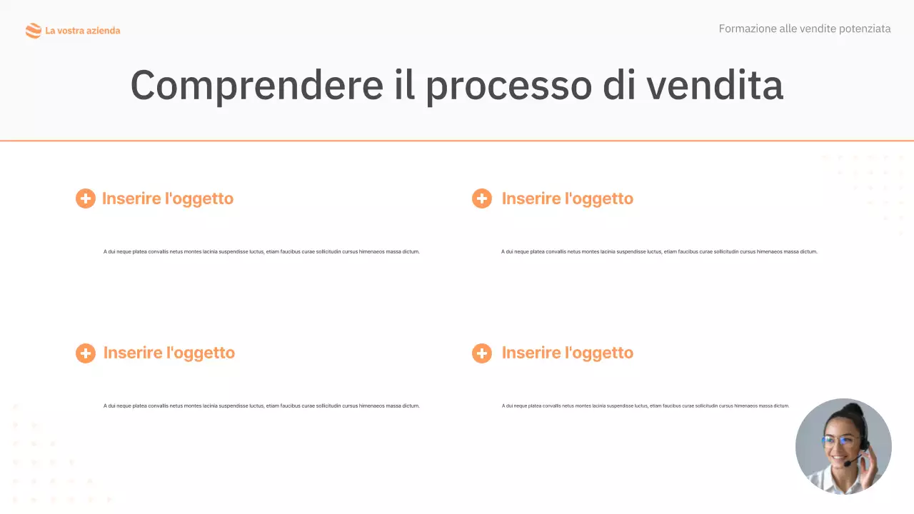 manuale di formazione alla vendita semplice arancione