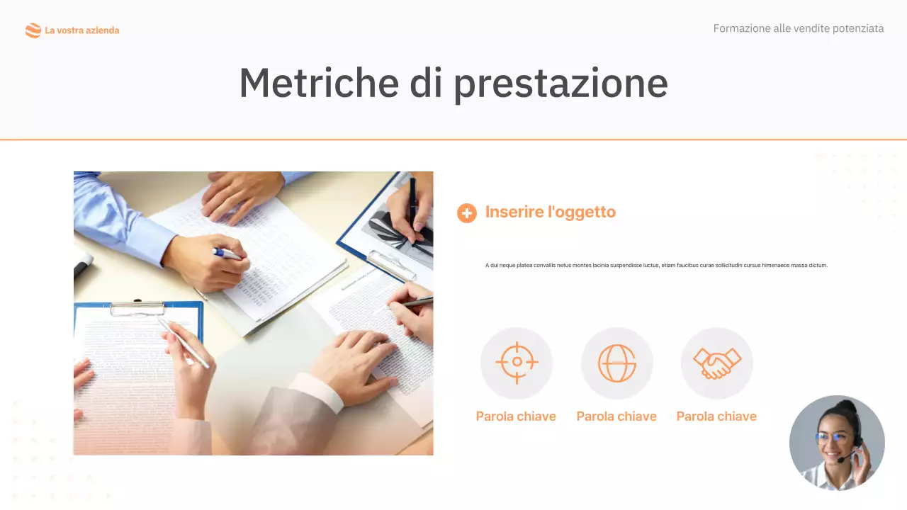 manuale di formazione alla vendita semplice arancione