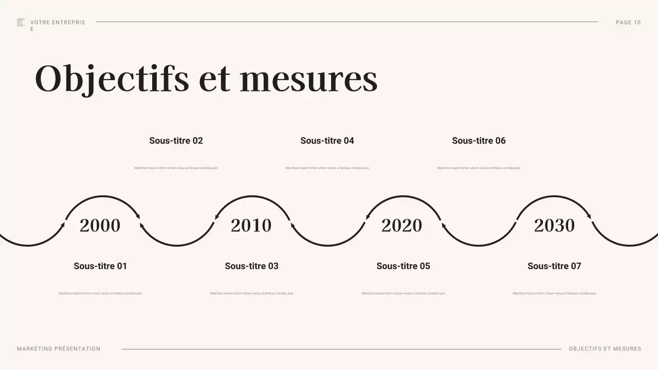 document de plan de marketing professionnel noir