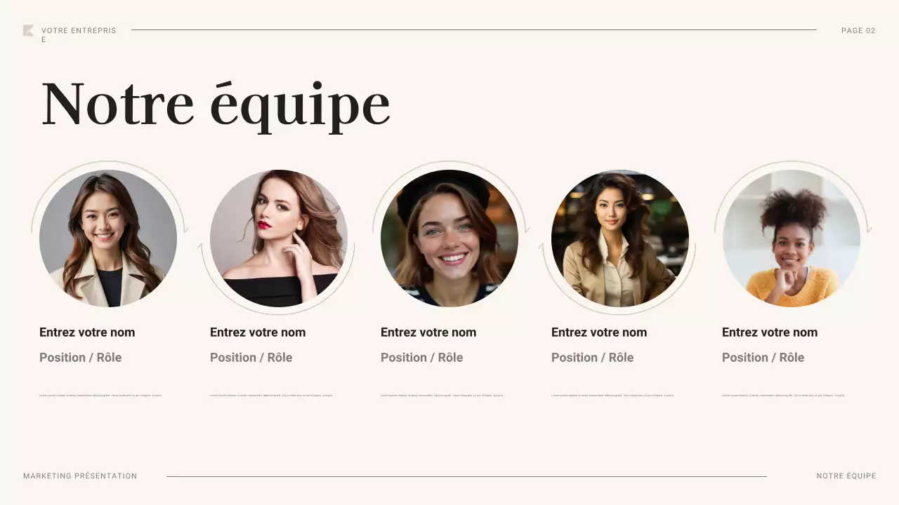 document de plan de marketing professionnel noir