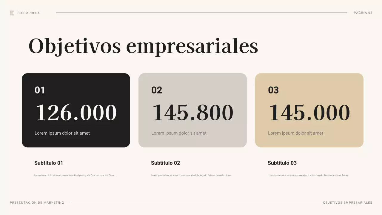 plan de marketing profesional negro