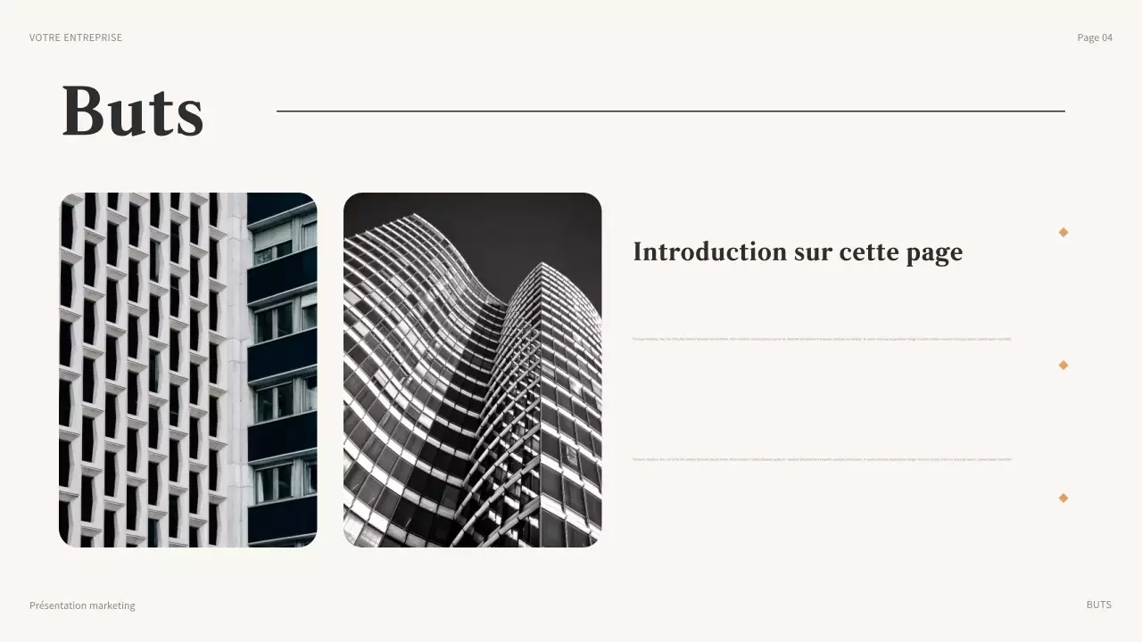 brown modern marketing presentation