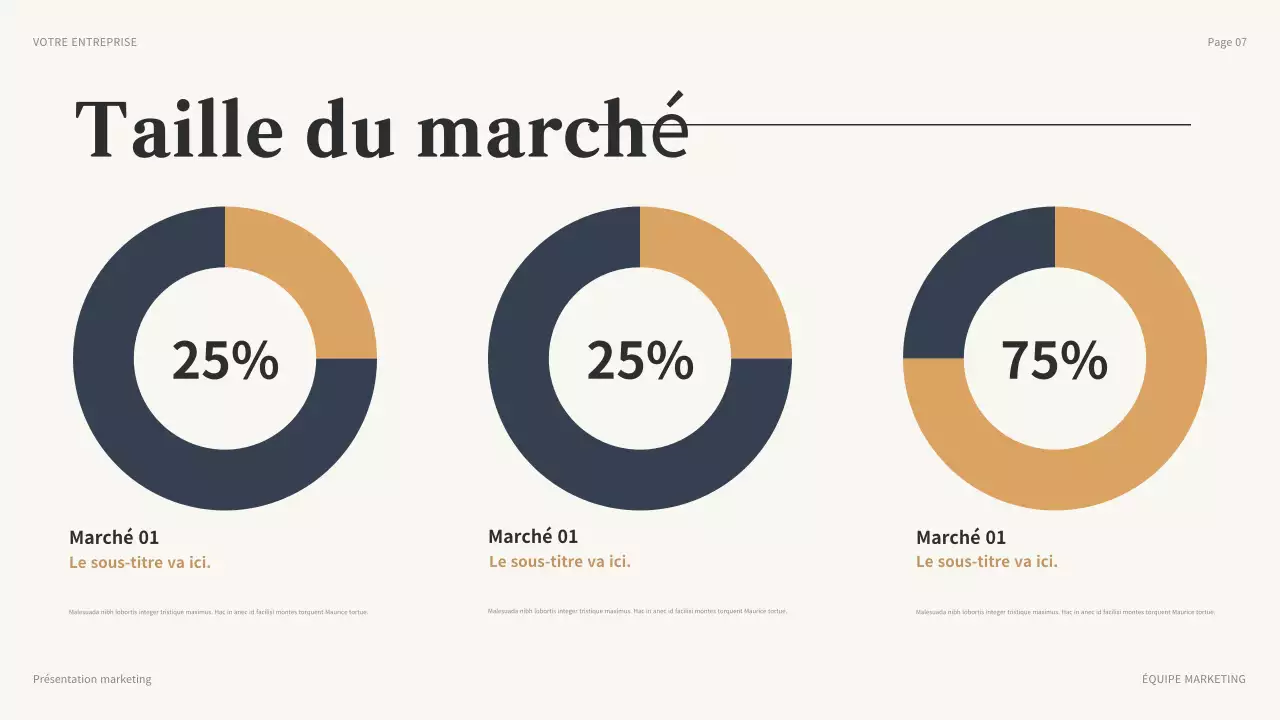 brown modern marketing presentation