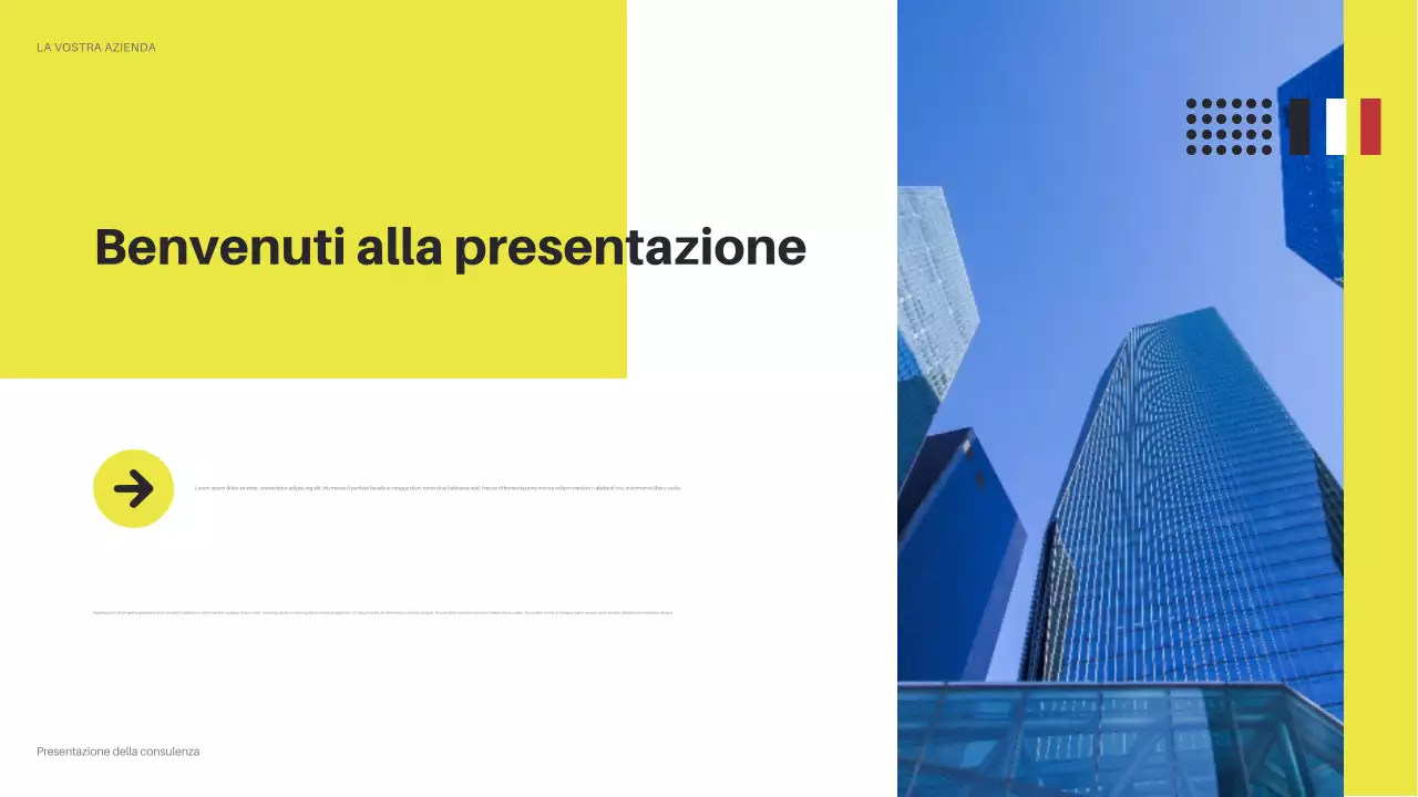 presentazione gialla dell'informatica moderna