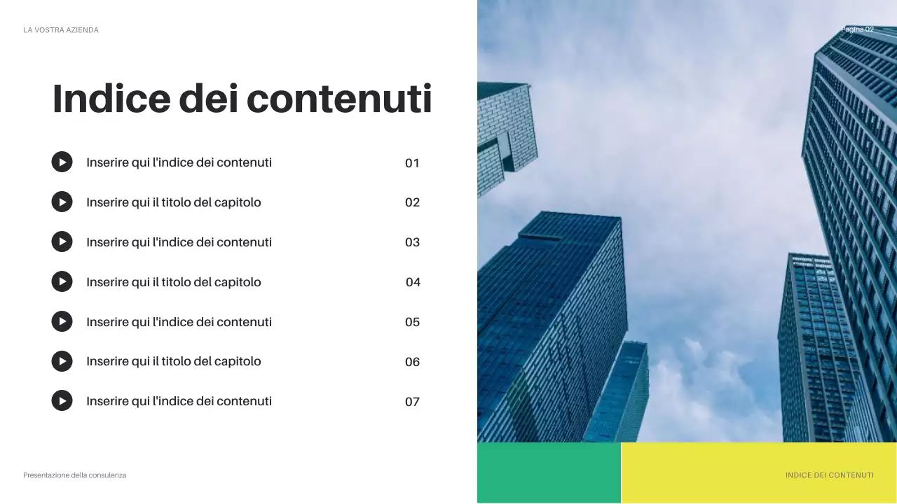 presentazione gialla dell'informatica moderna