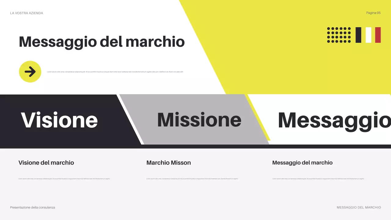 presentazione gialla dell'informatica moderna