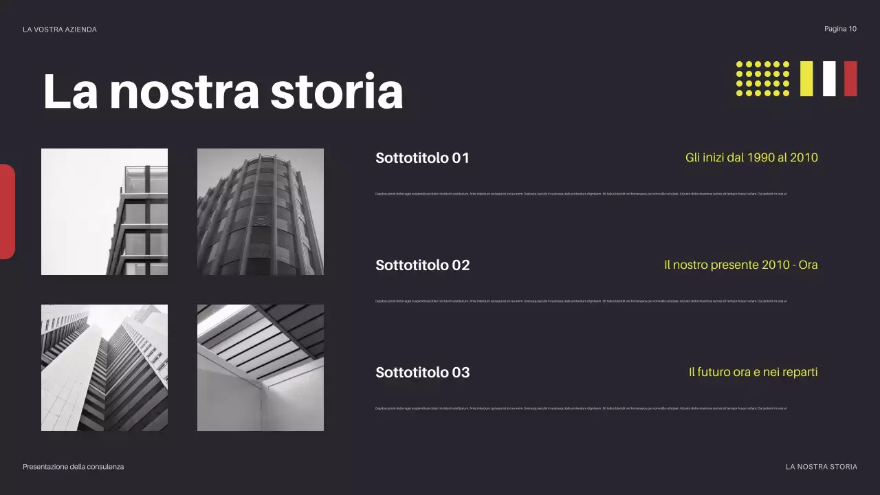 presentazione gialla dell'informatica moderna