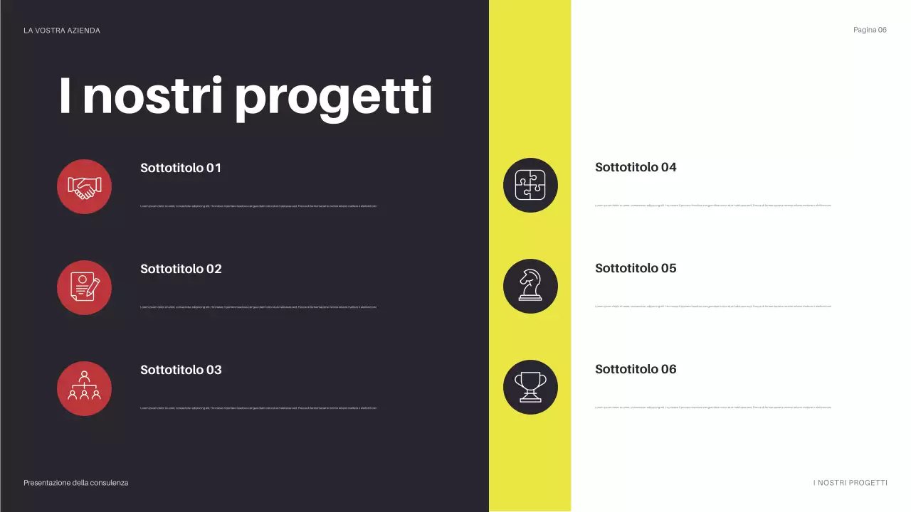 presentazione gialla dell'informatica moderna