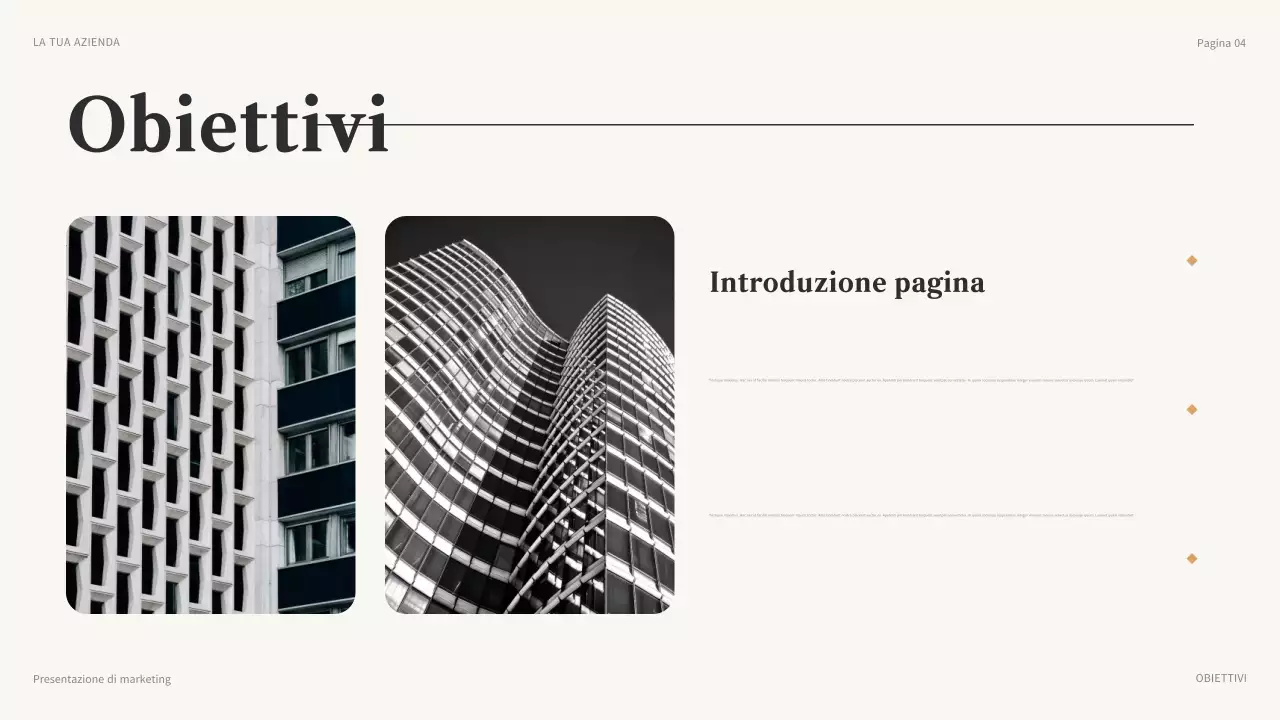 presentazione del marketing moderno marrone