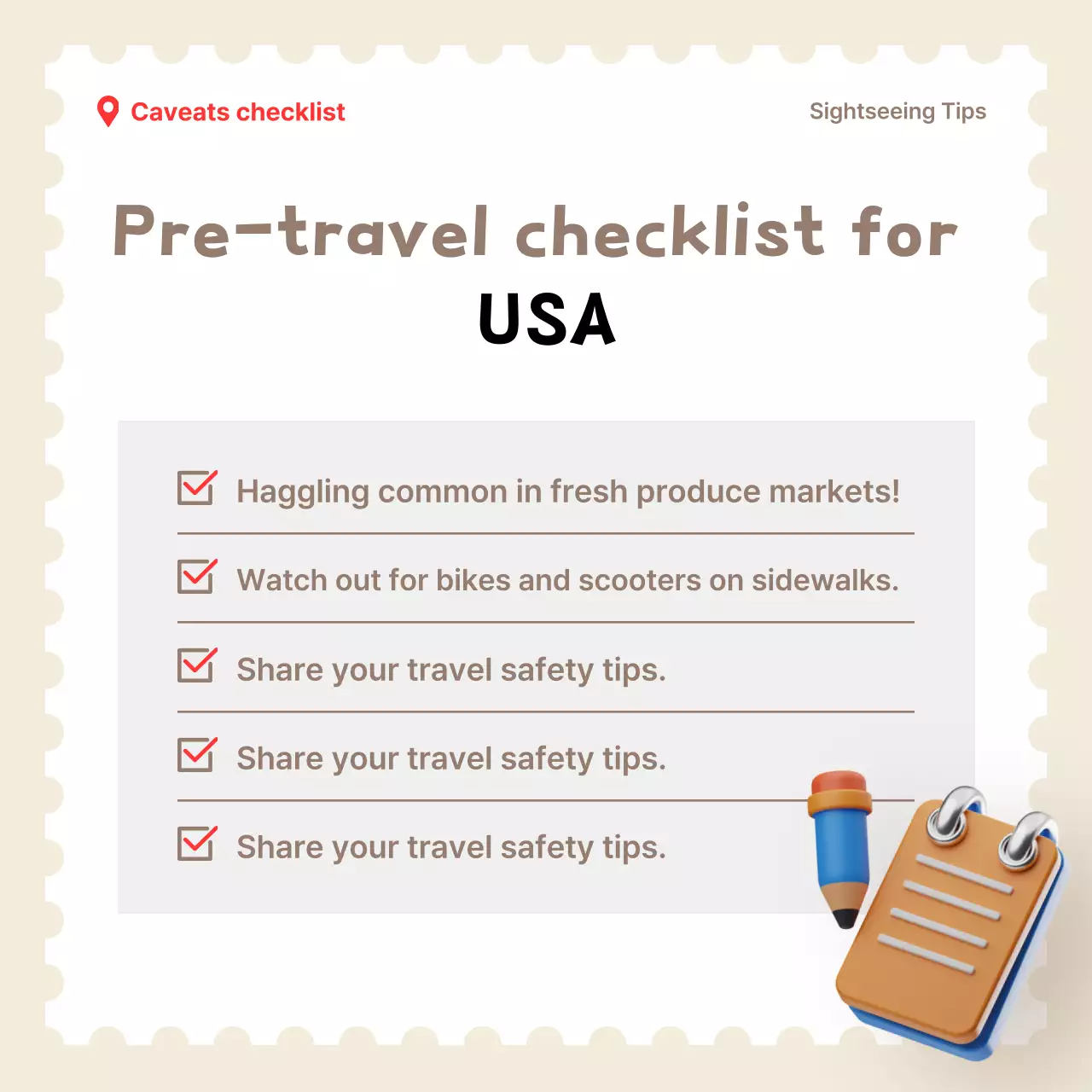 Beige Simple Travel Promotion