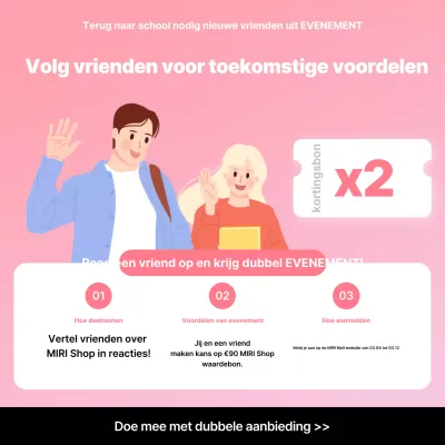 Roze gezellige evenementengids