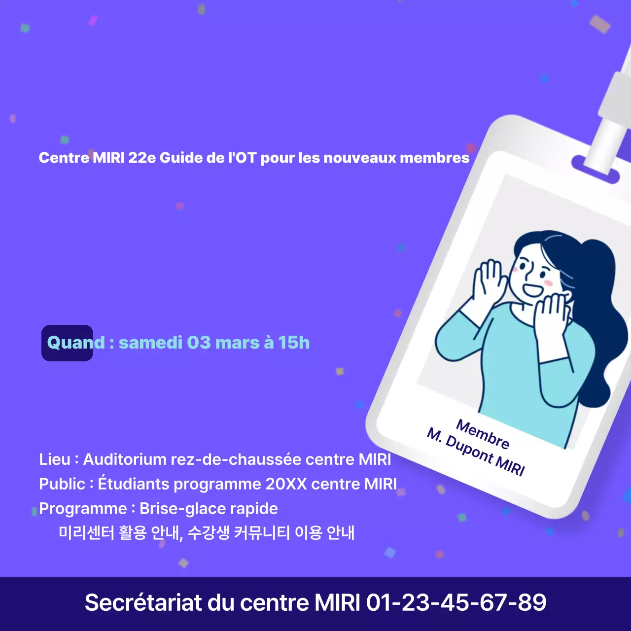 Annonce du programme Mauve Neat