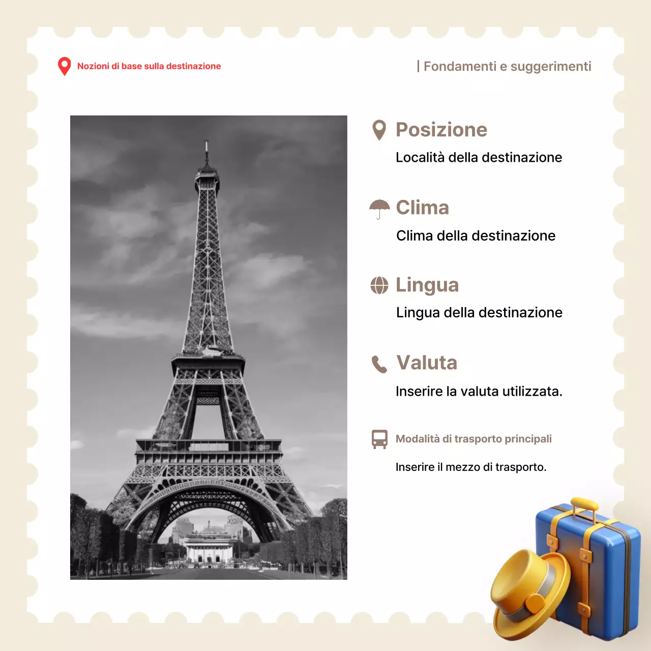 Promozione viaggio semplice beige