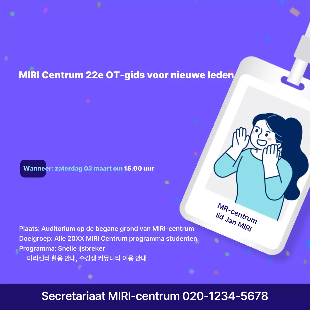 Mauve Neat Programma-aankondiging