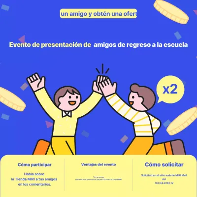 Azul Promocione su evento