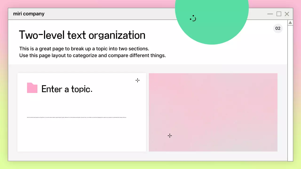 Pink Simple Presentation Design