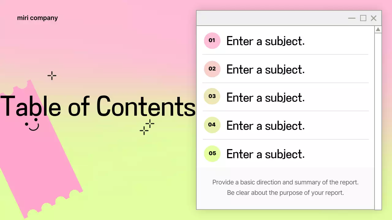 Pink Simple Presentation Design