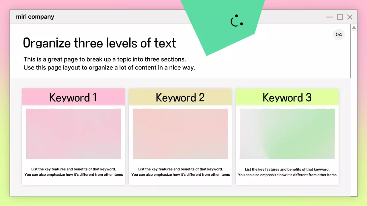 Pink Simple Presentation Design