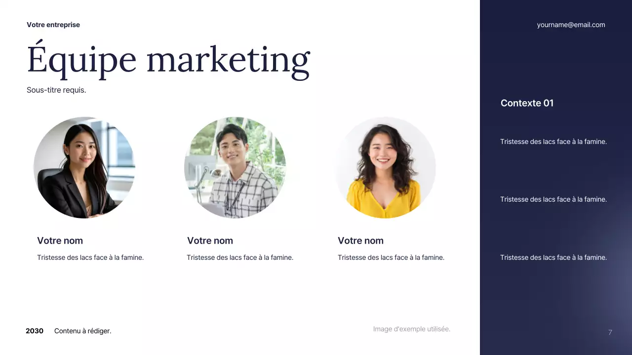 Plan d'affaires White Abstract