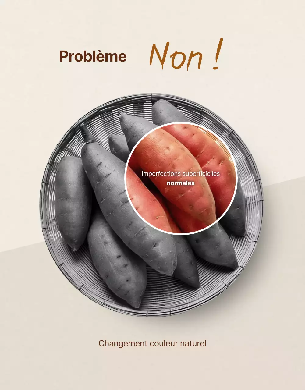 Annonce de produits traditionnels bruns