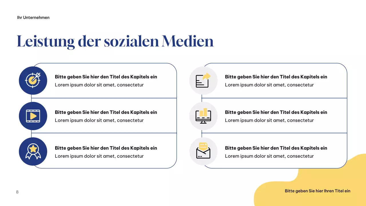 Präsentation der Kampagne Blau Modern