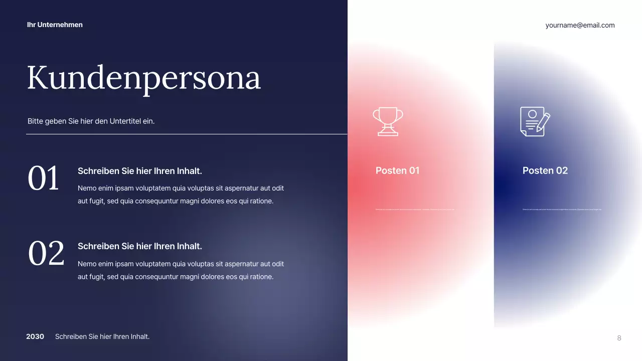 White Abstract Business Plan