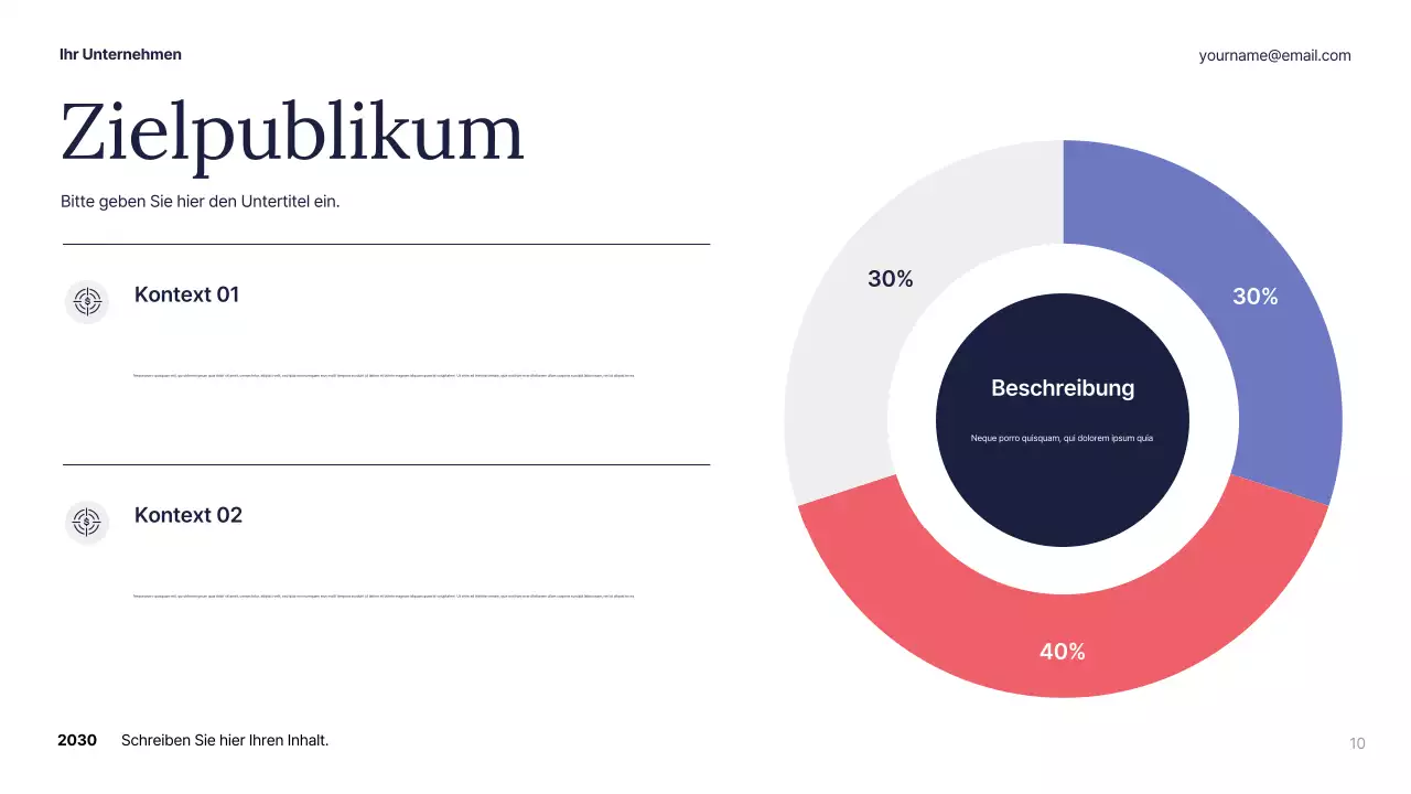 White Abstract Business Plan