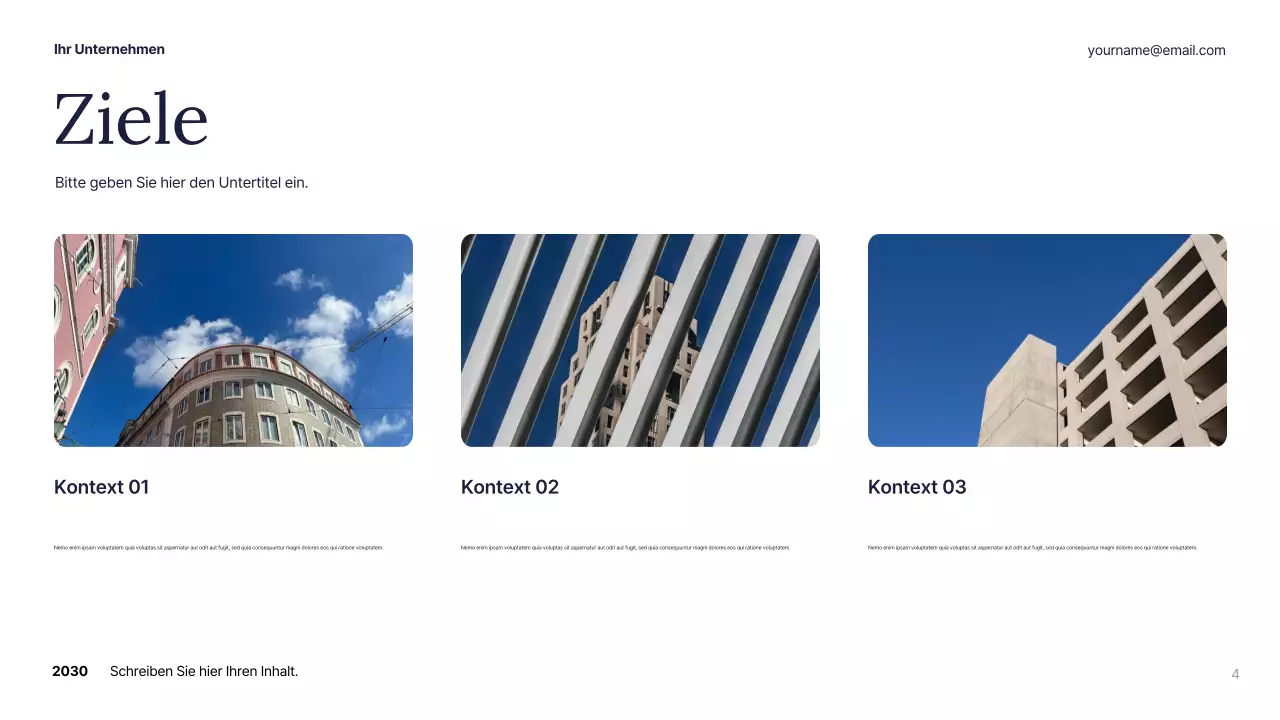 White Abstract Business Plan