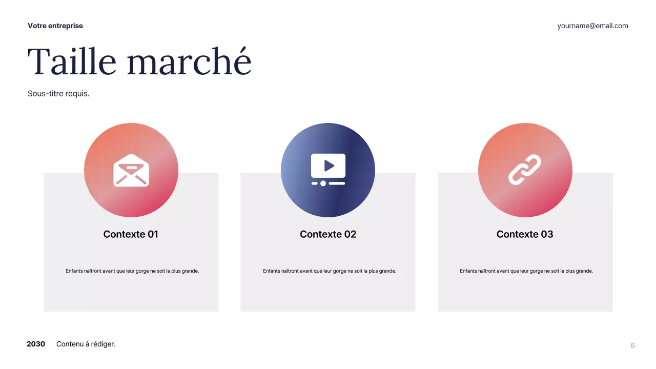 Plan d'affaires White Abstract