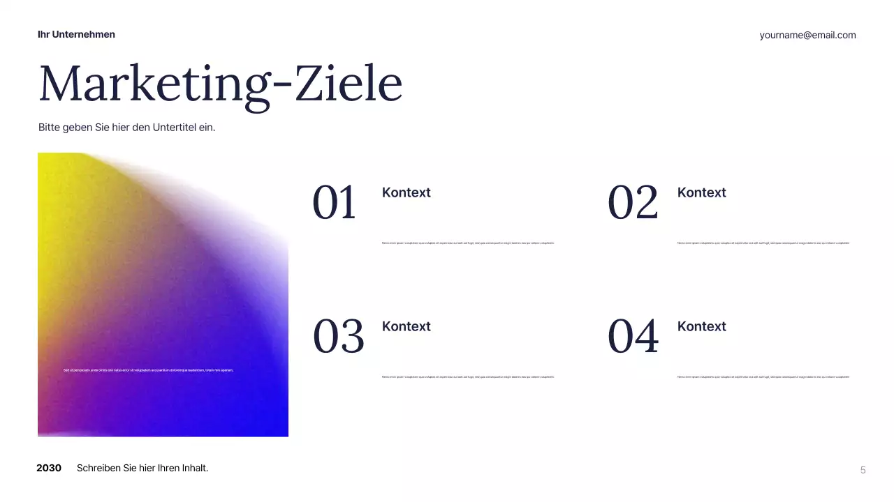 White Abstract Business Plan