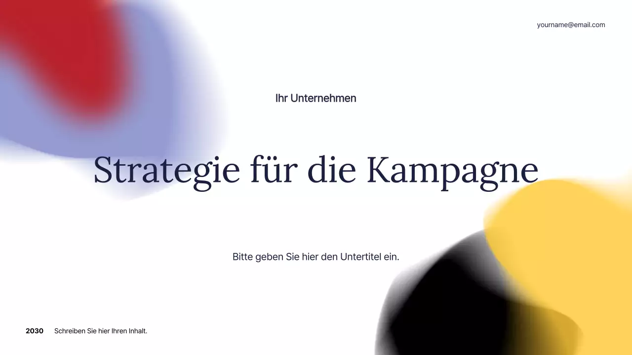 White Abstract Business Plan