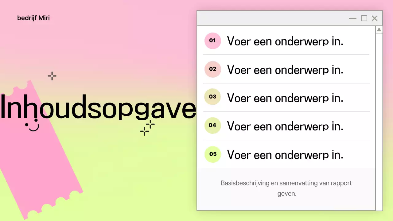 Roze Eenvoudig Presentatie Ontwerp