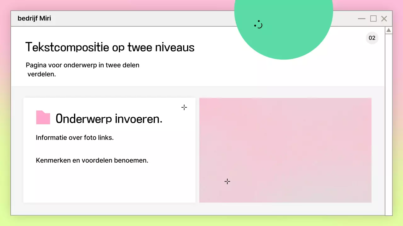 Roze Eenvoudig Presentatie Ontwerp