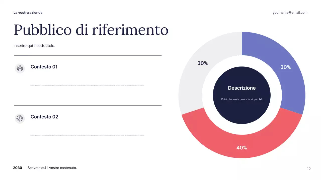 Piano aziendale astratto bianco