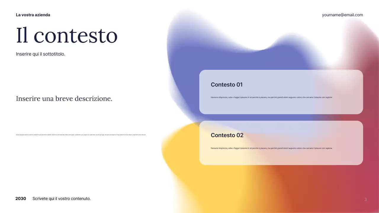 Piano aziendale astratto bianco