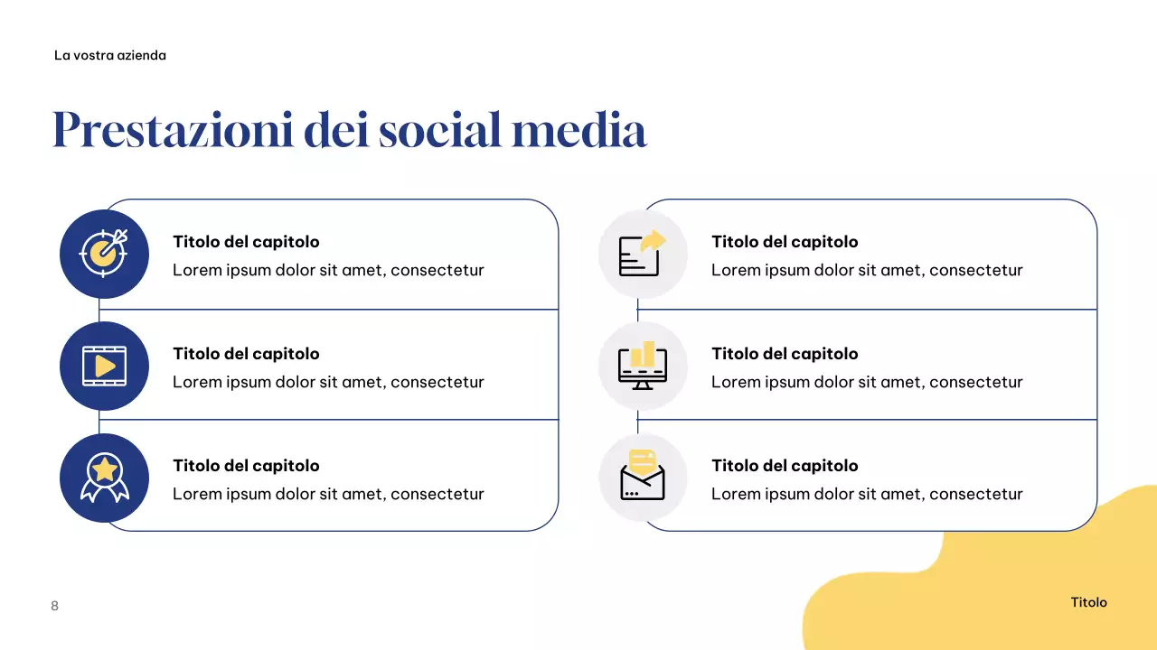 Presentazione della campagna Blue Modern