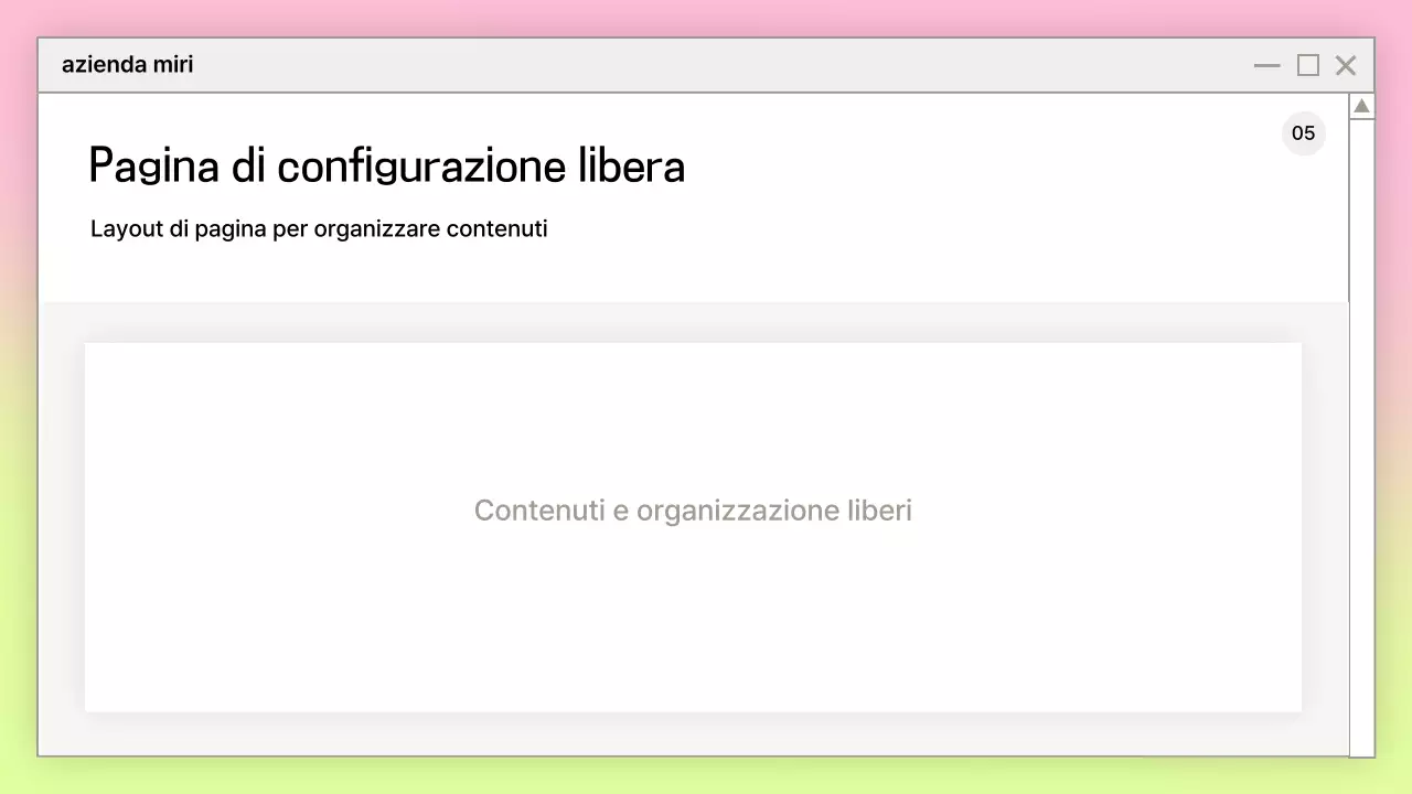 Rosa Design di presentazione semplice