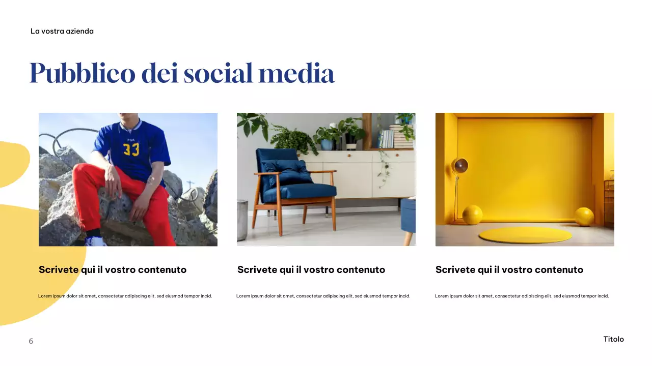 Presentazione della campagna Blue Modern