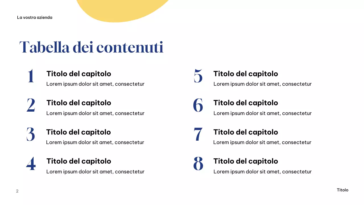 Presentazione della campagna Blue Modern