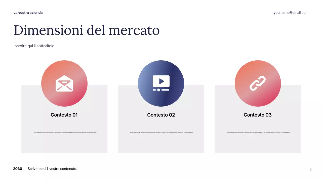 Piano aziendale astratto bianco