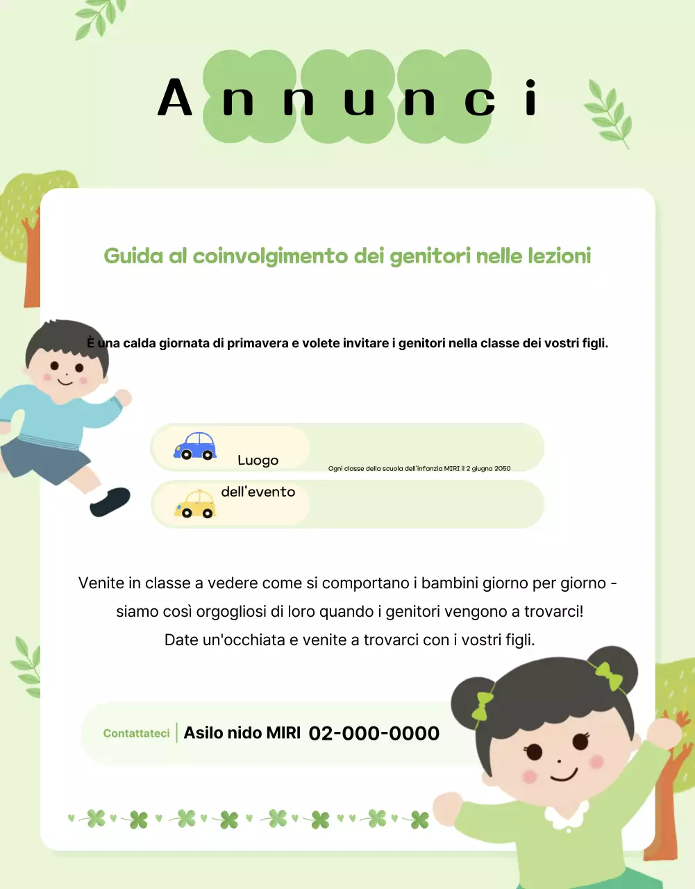 Guida alla formazione in azzurro