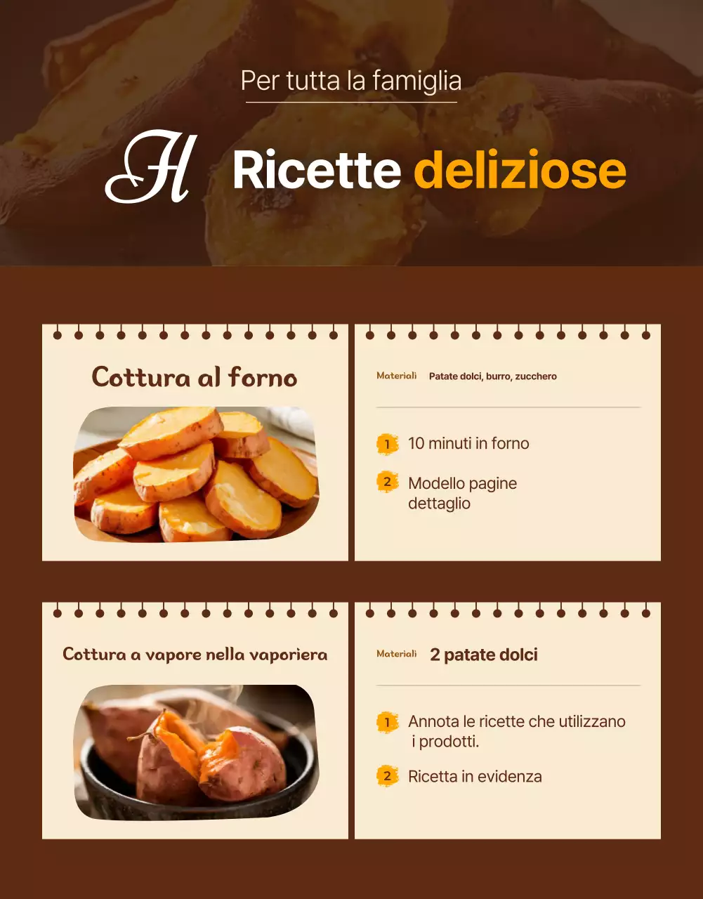 Pubblicità dei prodotti tradizionali marroni