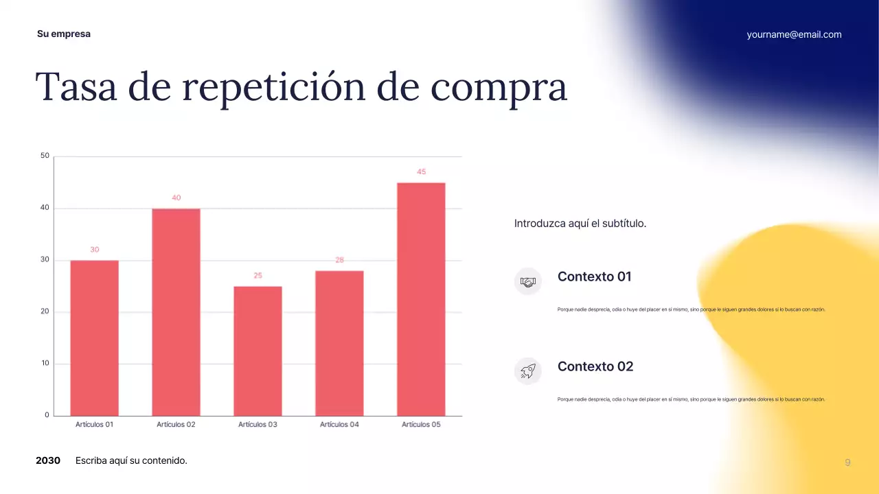 Plan de negocio White Abstract