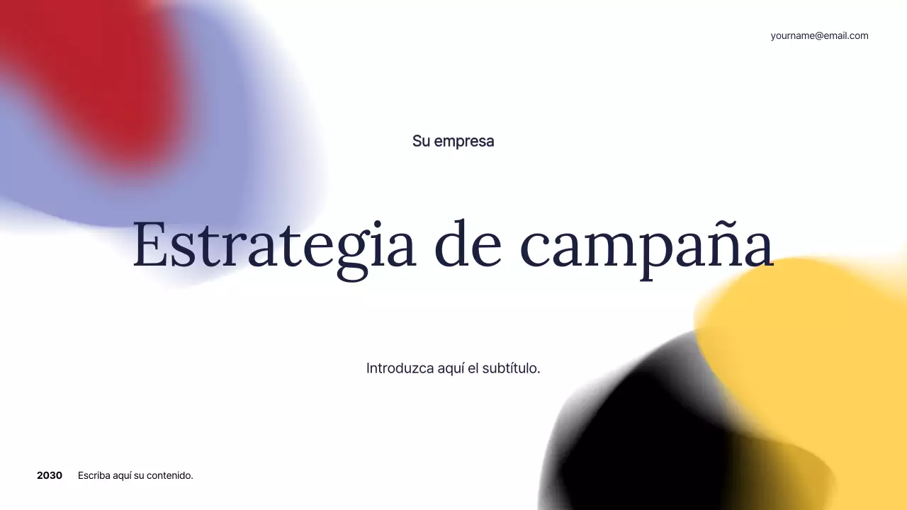 Plan de negocio White Abstract