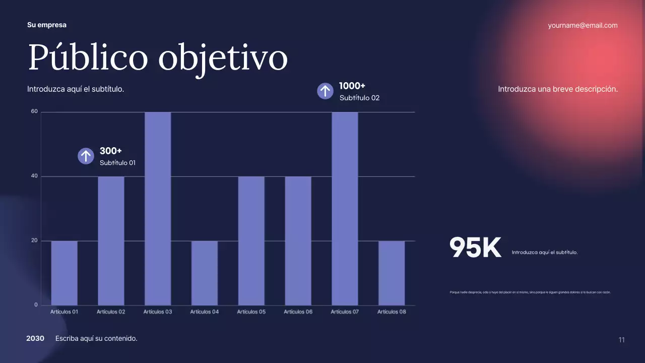 Plan de negocio White Abstract