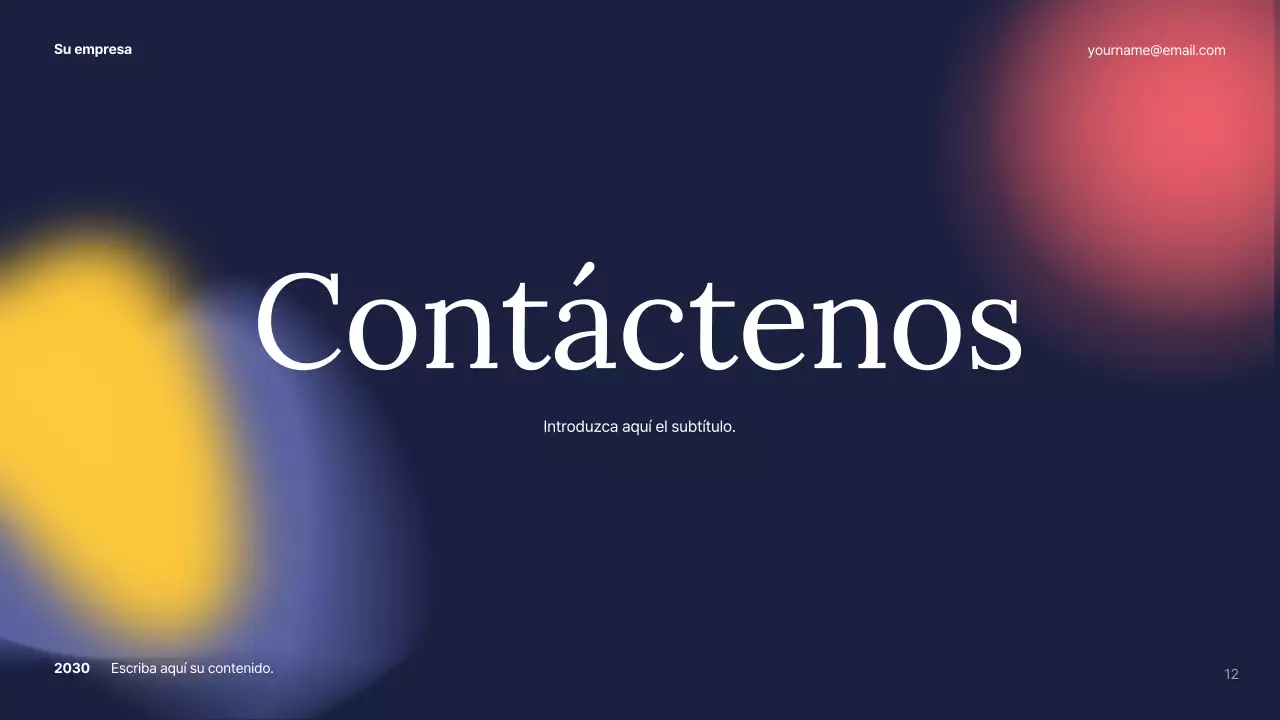 Plan de negocio White Abstract