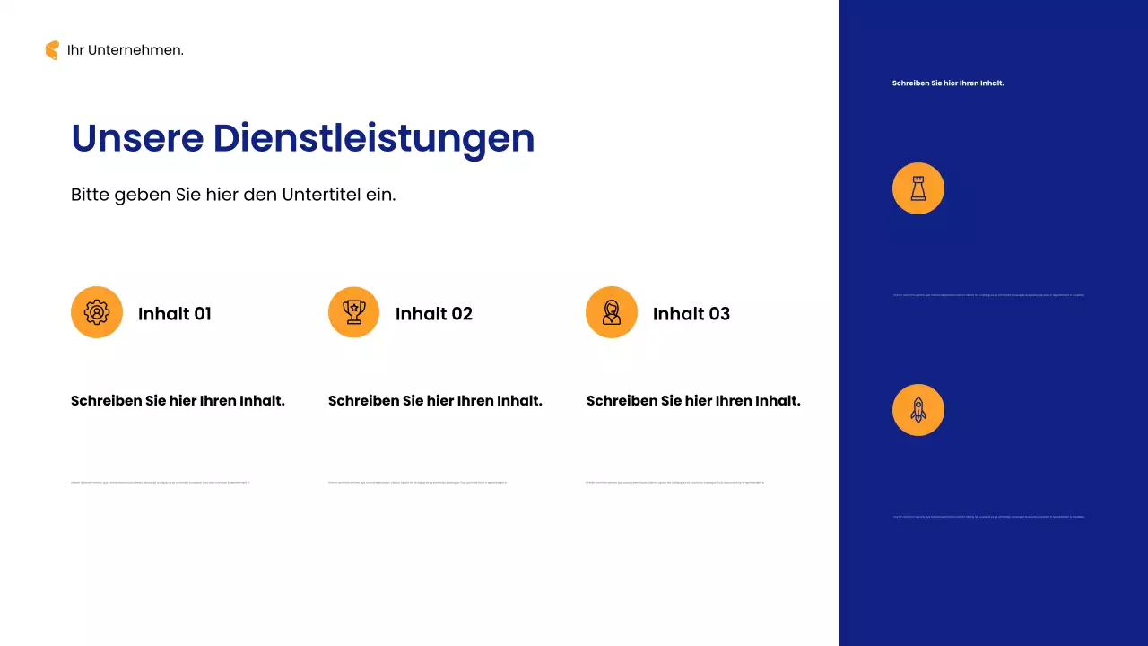 Blue Modern Consulting Präsentation