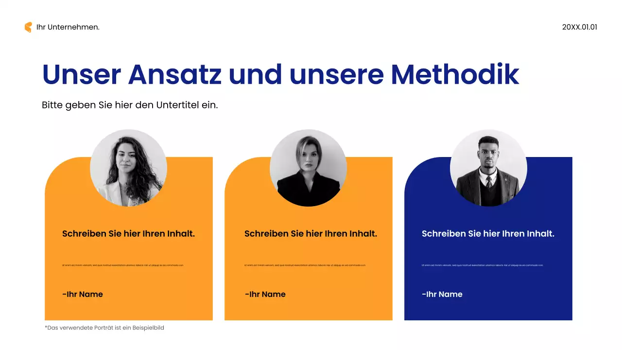 Blue Modern Consulting Präsentation