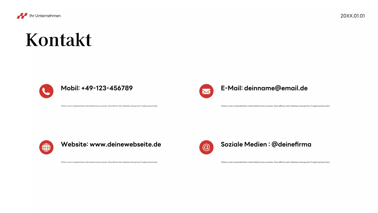 Red Modern Consulting Präsentation